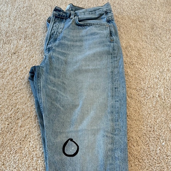 Agolde Riley Double Pocket Denim - Picture 3 of 3